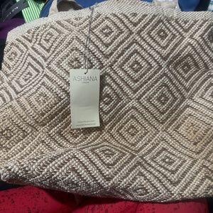 Mykonos gold diamon tote